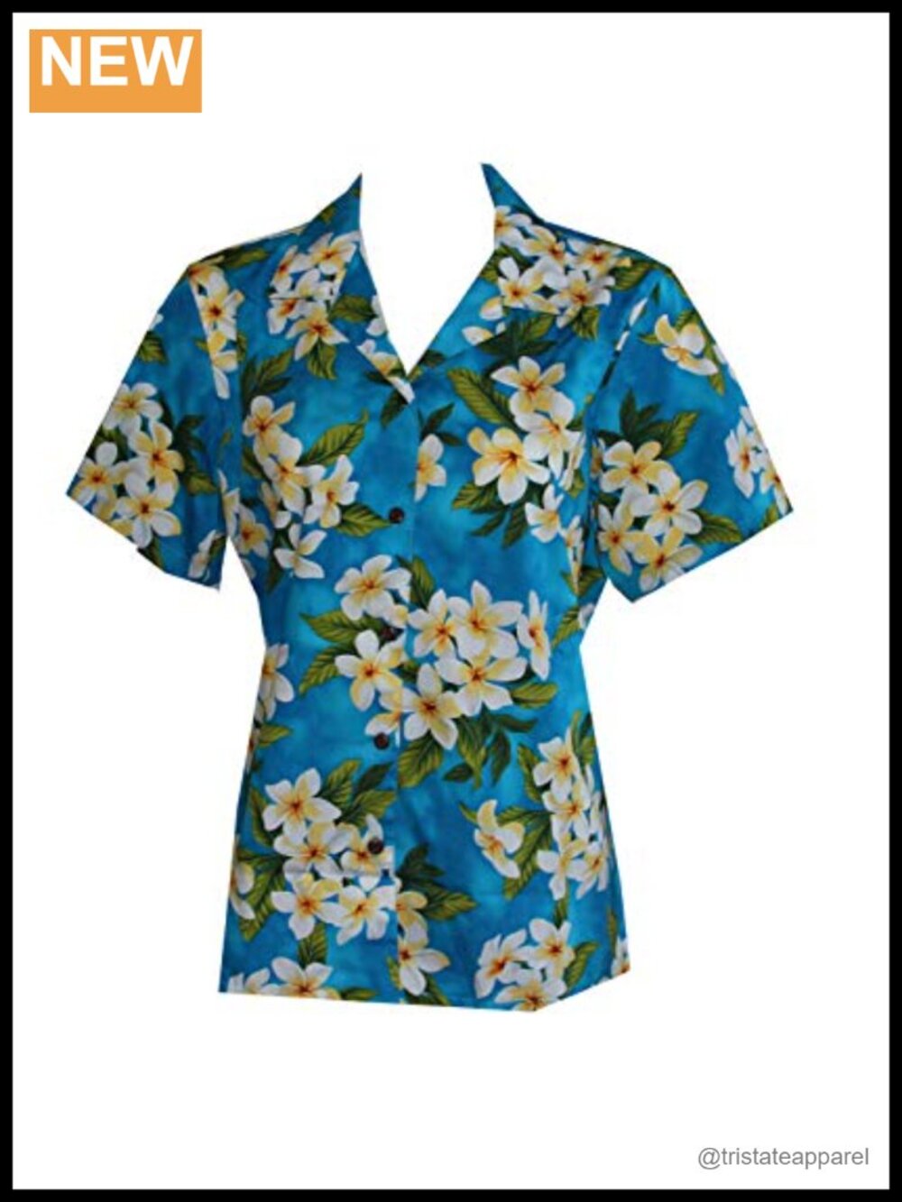 Women's Hawaiian Aloha Camp Shirt 100% Cotton Made in Hawaii Loose Fit